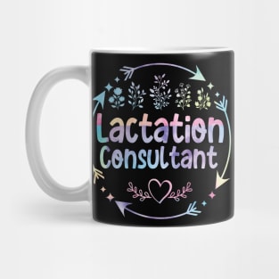 Lactation Consultant cute floral watercolor Mug